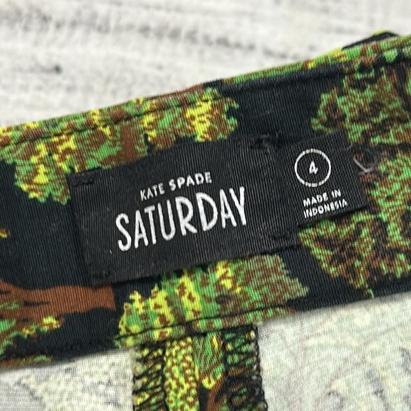 Kate Spade Saturday Printed Skinny Leg Pants • Sz 4 • NEW! - Picture 8 of 14